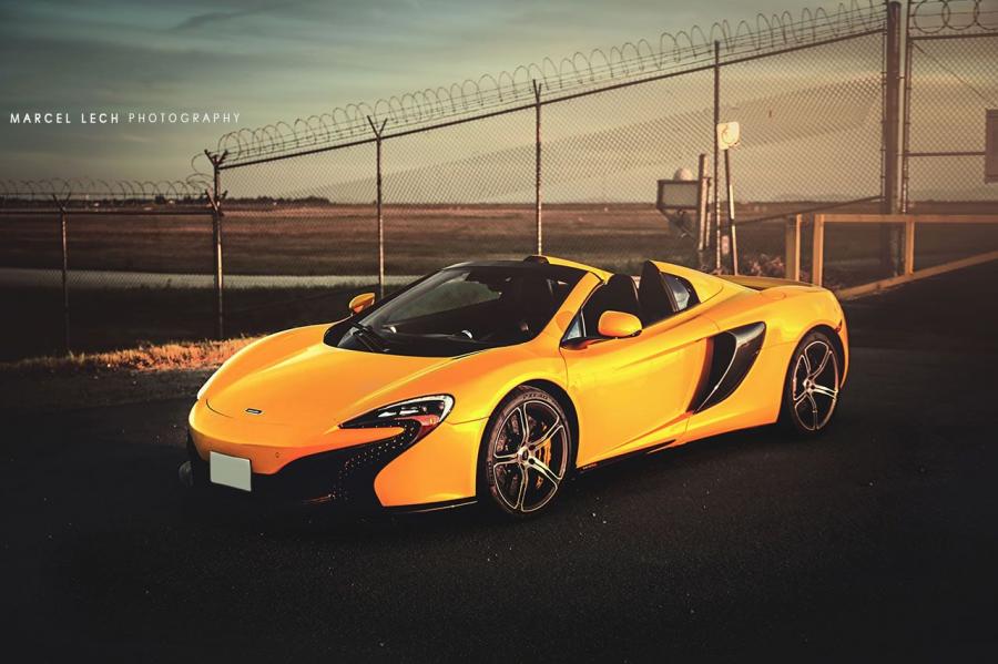 McLaren 650S Spyder in Volcano Yellow Color '2014